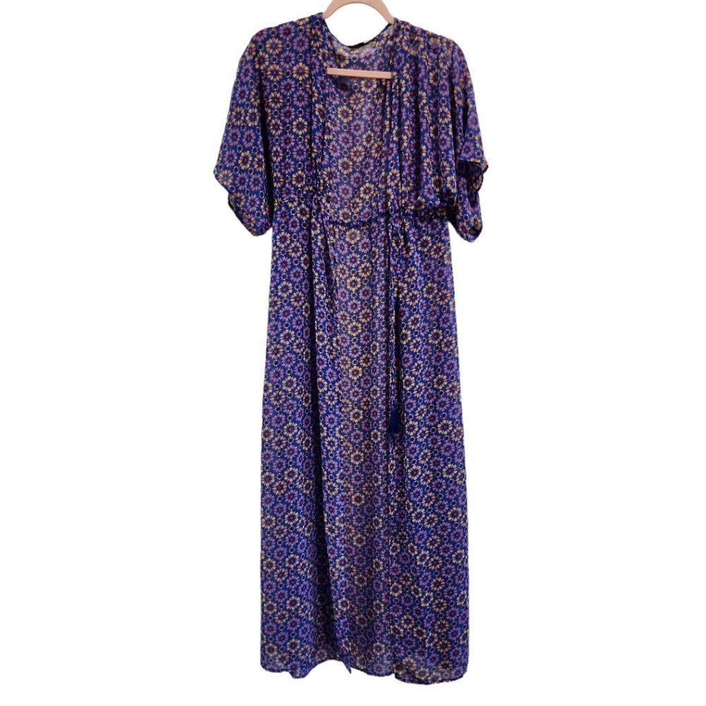 Geometric Floor Length Kimono